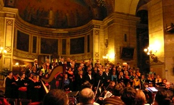 Photo du chœur et de l’orchestre